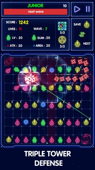 三消塔防 和谐版截图 三消塔防 和谐版截图