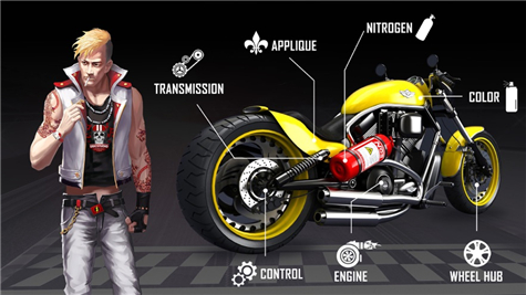 街头摩托极速竞技 无限金币版截图 街头摩托极速竞技 无限金币版截图