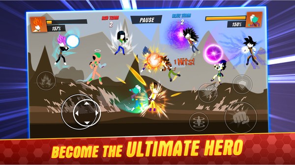 火柴人战士乱打 中文版截图 火柴人战士乱打 中文版截图