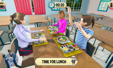 虚拟高中学校女孩游戏模拟器截图 虚拟高中学校女孩游戏模拟器截图