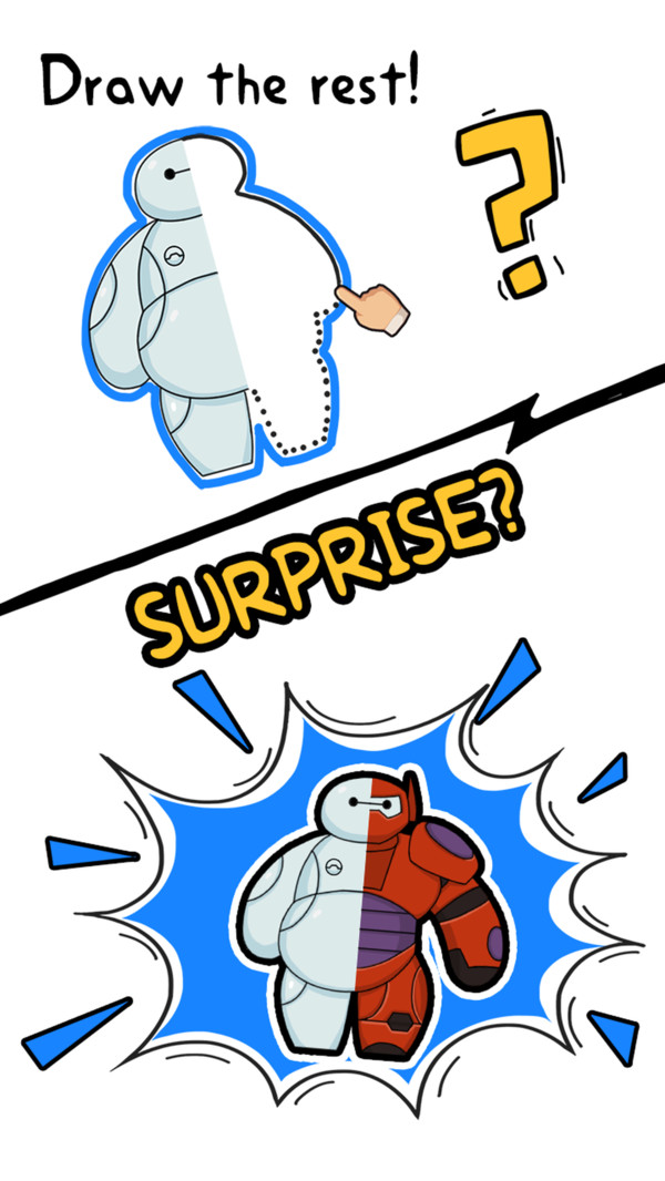 绘制天使与恶魔截图