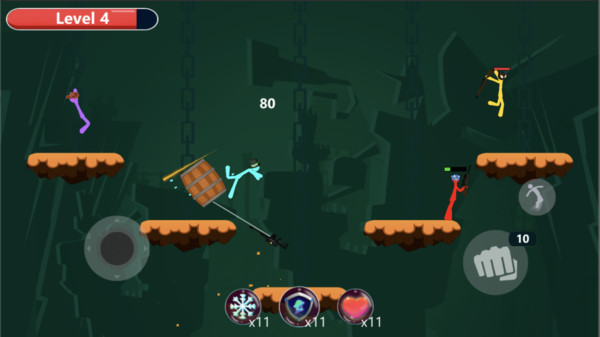 火柴人顶上对决截图