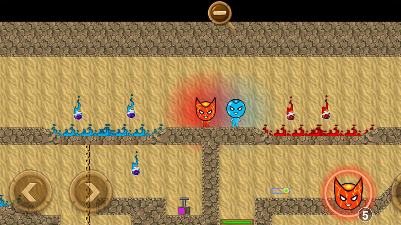 红蓝森林冰火人截图 红蓝森林冰火人截图