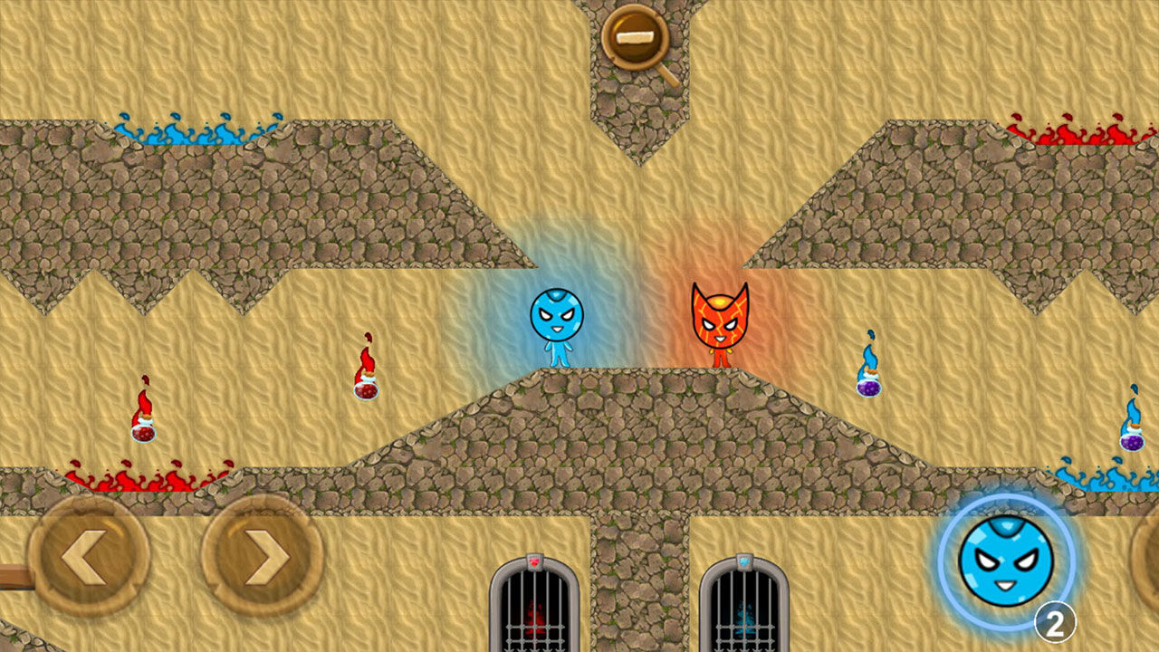 红蓝森林冰火人截图 红蓝森林冰火人截图