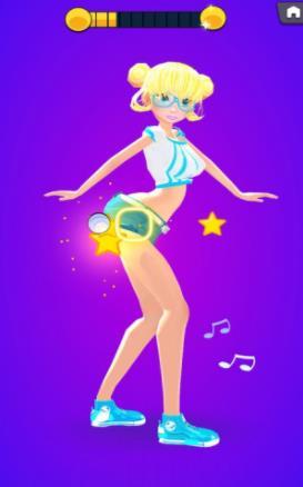 卡通女孩舞蹈截图 卡通女孩舞蹈截图