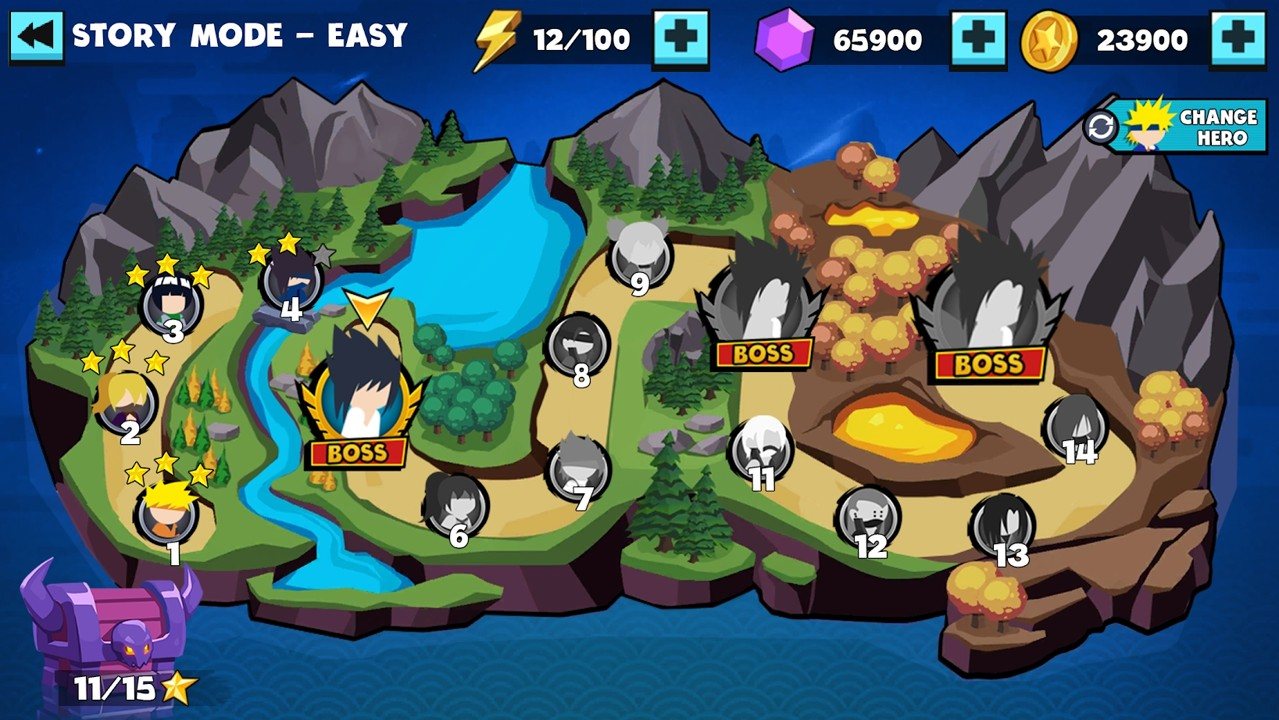 火柴人忍者:忍者格斗截图 火柴人忍者:忍者格斗截图