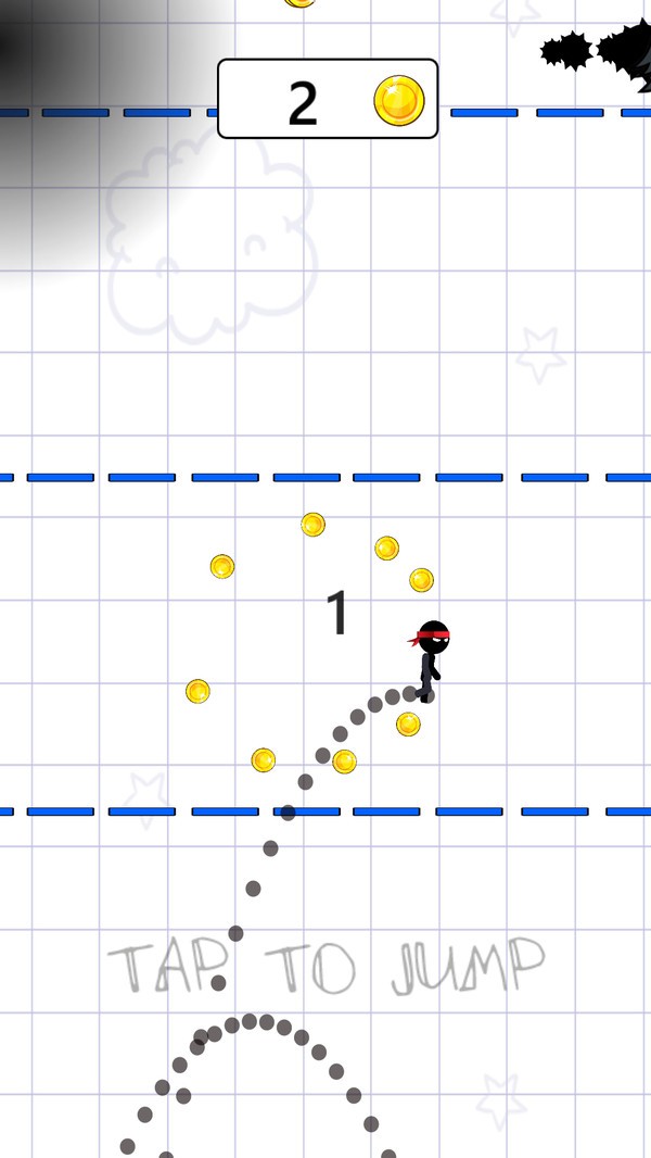 火柴人涂鸦跳跃截图 火柴人涂鸦跳跃截图