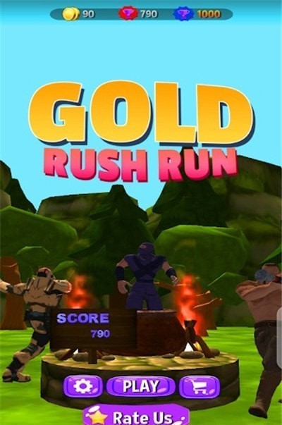 逃离食人族跑酷 截图 逃离食人族跑酷 截图