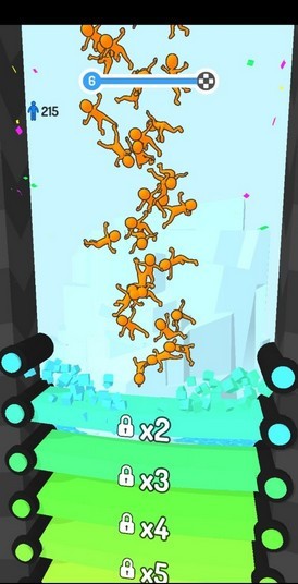 人群瀑布截图 人群瀑布截图