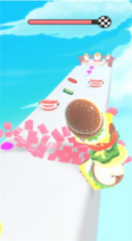 汉堡包跑者截图