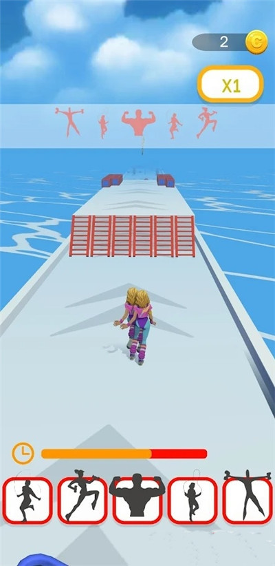 体操运动员跑步3D截图