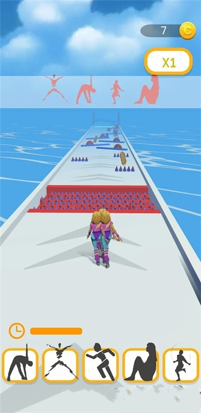 体操运动员跑步3D截图