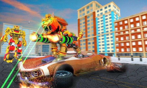 超级英雄飞狮机器人变形截图 超级英雄飞狮机器人变形截图