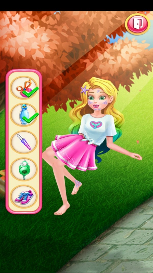 美人鱼公主美妆截图