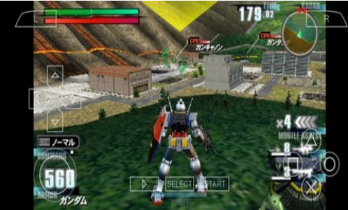 高达VS高达psp截图