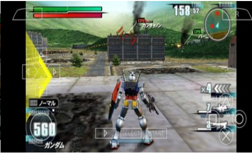 高达VS高达psp截图