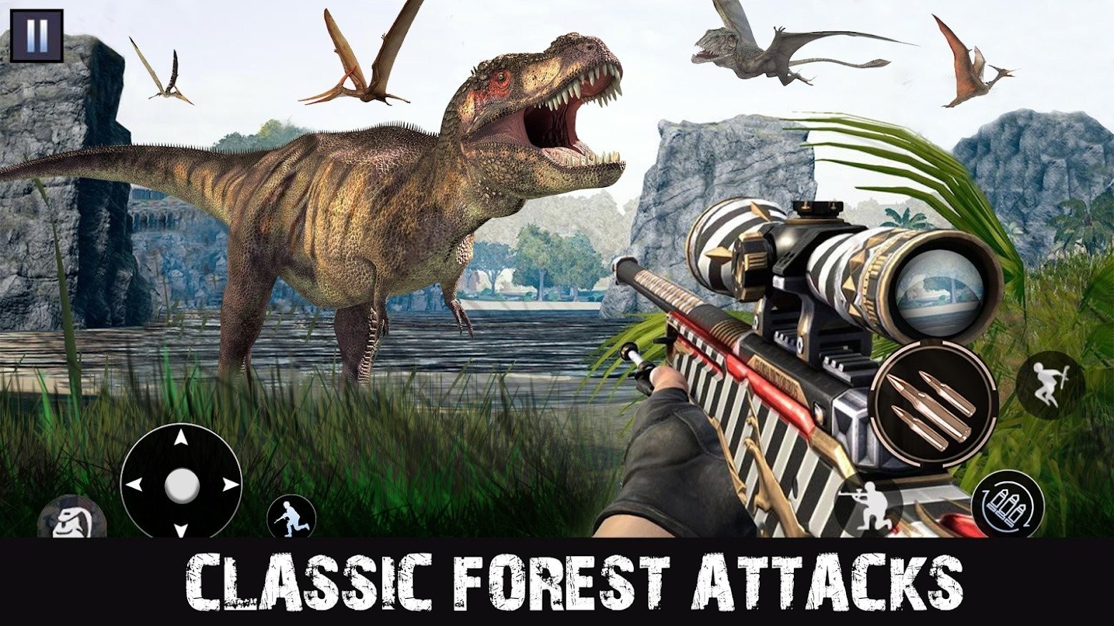 FPS猎杀恐龙射击截图