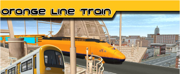 橙线列车截图