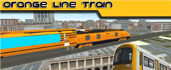 橙线列车截图