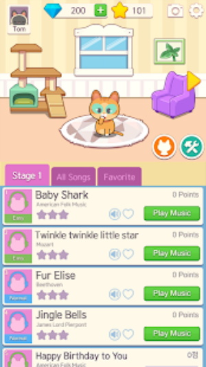 猫咪弹钢琴截图 猫咪弹钢琴截图