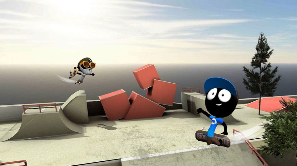 沙盒自由式滑板截图 沙盒自由式滑板截图