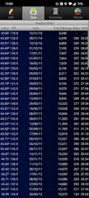 省油计算器截图