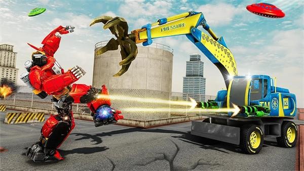 机器人变形挖掘机截图 机器人变形挖掘机截图