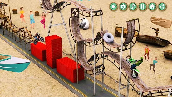 摩托特技演员3d截图 摩托特技演员3d截图