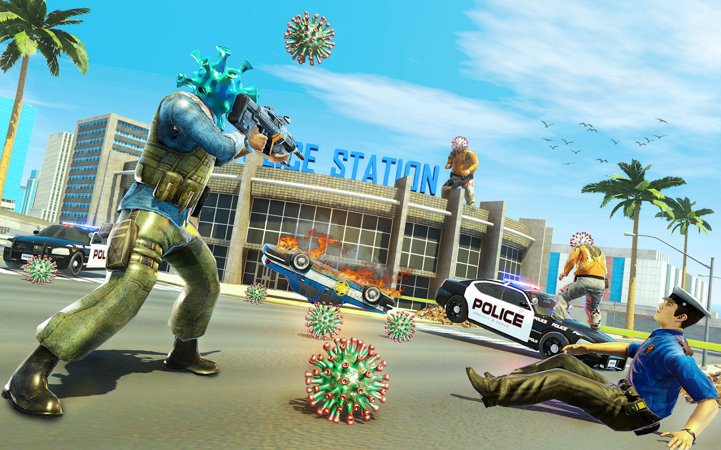 病毒英雄城市截图 病毒英雄城市截图