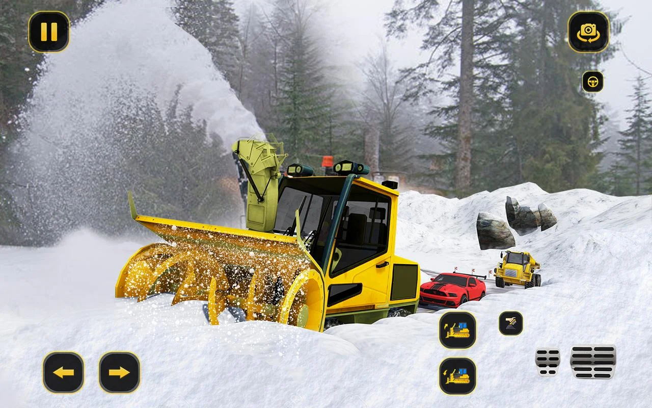 扫雪驾驶模拟截图