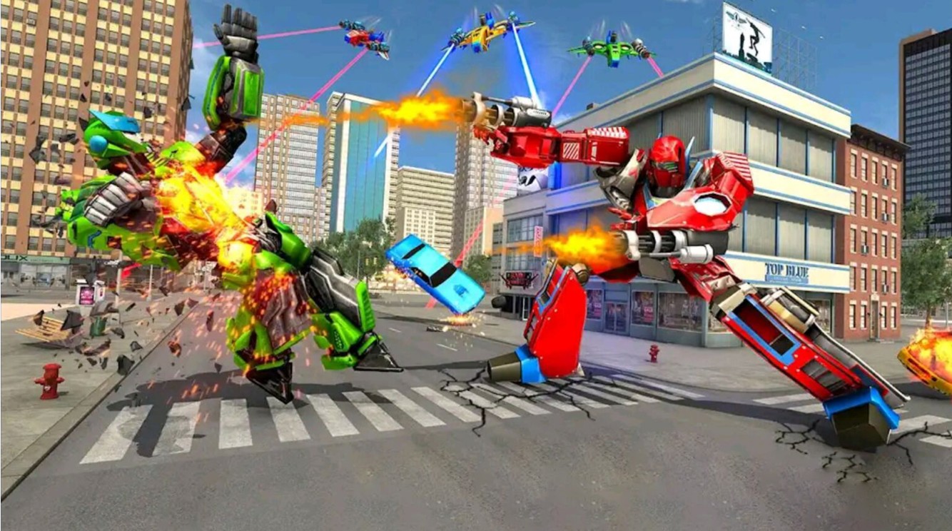 3D变形机器大战截图 3D变形机器大战截图