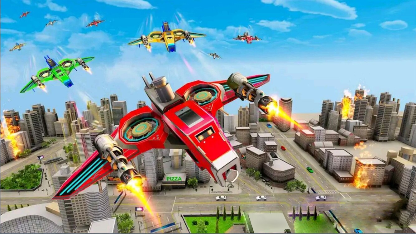 3D变形机器大战截图 3D变形机器大战截图