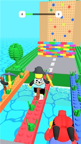 方块人组合赛跑截图