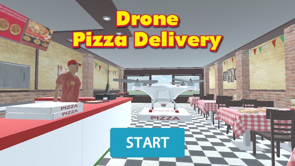 无人机送比萨饼截图