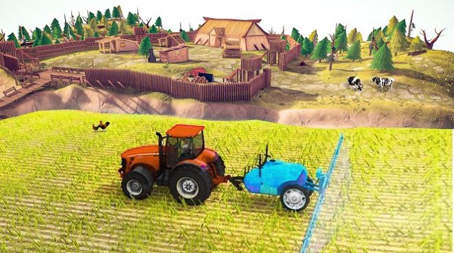 模拟拖拉机耕地截图