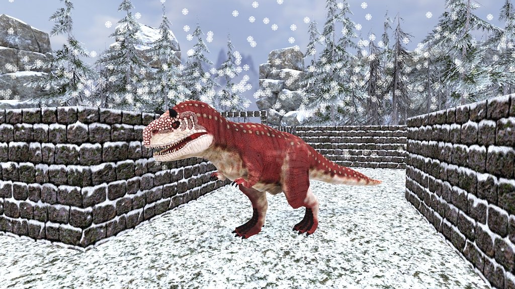 野生恐龙冬季丛林3D截图