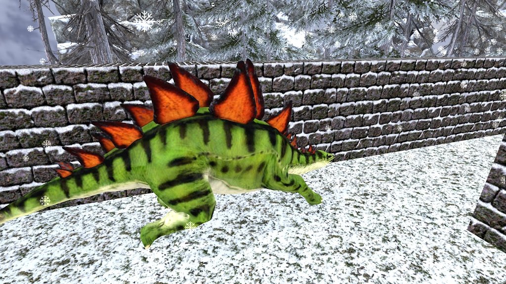野生恐龙冬季丛林3D截图