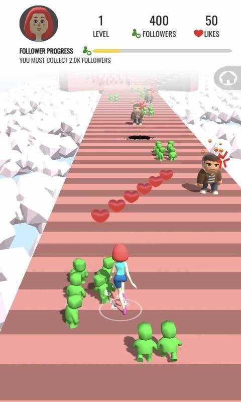 影响者酷跑截图