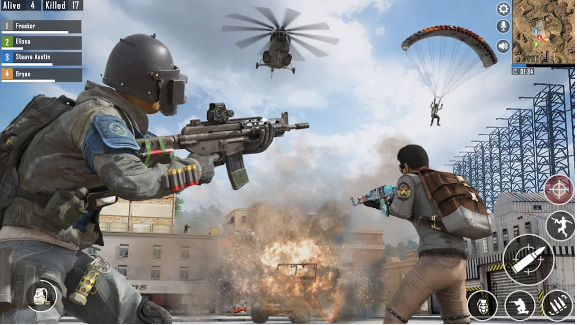 跳伞反恐吃鸡截图