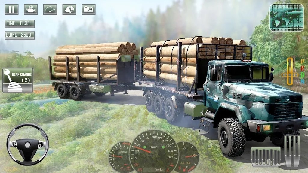 俄罗斯军用卡车驾驶截图