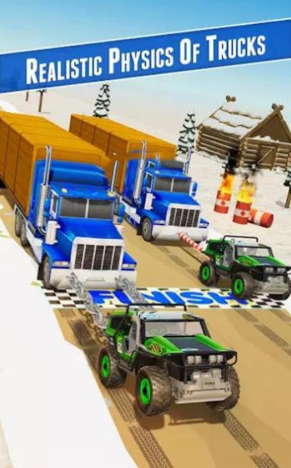 疯狂的汽车牵引比赛3D截图 疯狂的汽车牵引比赛3D截图