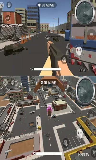 3D模拟吃鸡战场截图