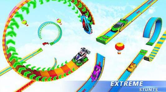 坡道汽车特技汽车3D截图