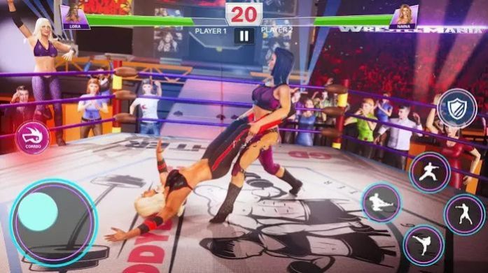 女孩摔跤格斗截图 女孩摔跤格斗截图