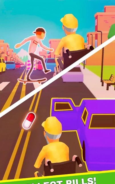 轮椅爷爷冲刺截图 轮椅爷爷冲刺截图