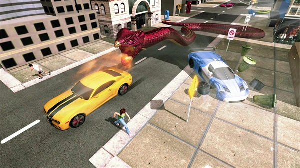 蟒蛇袭击城市截图 蟒蛇袭击城市截图