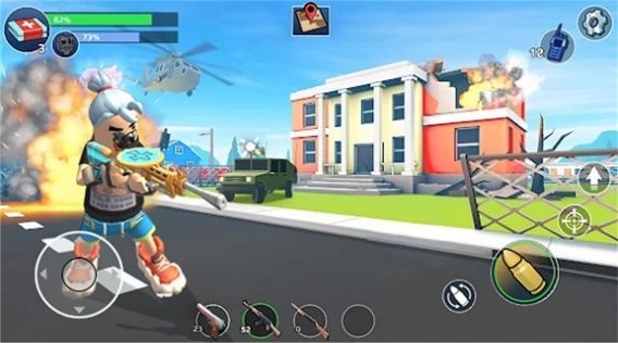 香肠跳伞吃鸡派对截图 香肠跳伞吃鸡派对截图