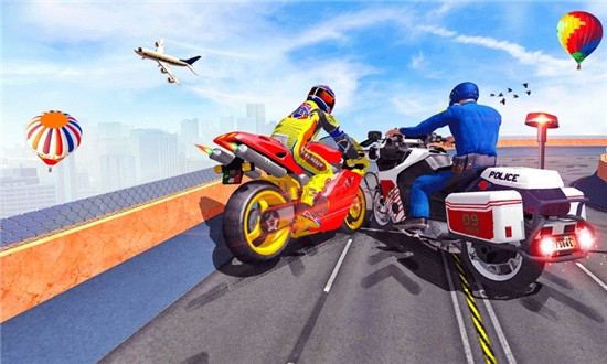 警察摩托斜坡竞速截图 警察摩托斜坡竞速截图