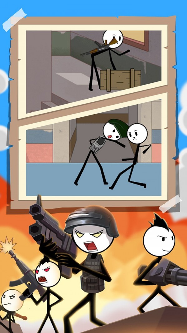 火柴人吃鸡日记4截图 火柴人吃鸡日记4截图