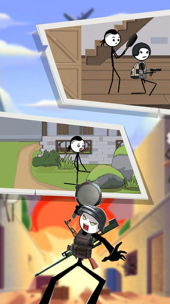 火柴人吃鸡日记截图 火柴人吃鸡日记截图